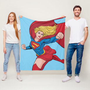 Cobertor De Velo Supergirl Stance Adorável