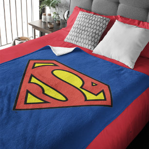 Cobertor De Velo Superman S-Shield   Logotipo Superman