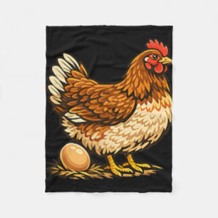 Cobertor De Velo Suporte de Frango com Desenho de Ovo Galinha Fazen