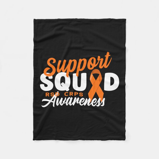 Cobertor De Velo Suporte Esquadrão I Reflex Diststrophy Pain Syndro (Frente)