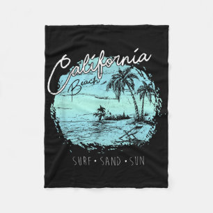 Cobertor De Velo Surf da Califórnia Beach Vintage — Presente no Sur