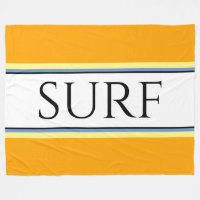 SURF Diversão Ouro Amarelo Blue Racing Stripes