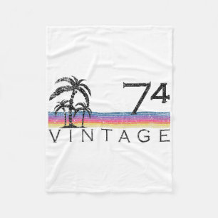 Cobertor De Velo Surfe Retro Vintage 1974 Surfe no Oceano Pacífico