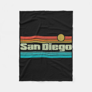 Cobertor De Velo Surfing Califórnia Ca San Diego anos 70 80