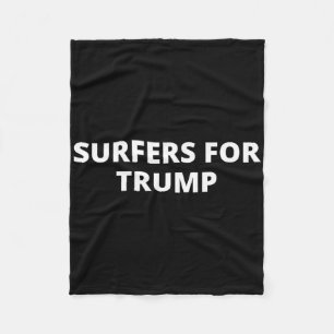 Cobertor De Velo Surfistas Pelo Trump - Apoiador de Donald Trump