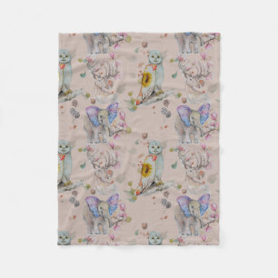 Cobertor De Velo Sussurros de Forrest Baby Fleece Blanket