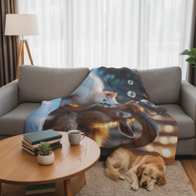 Cobertor De Velo Sussurros e Hooves (Criador carregado)