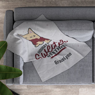 Cobertor De Velo Sweater Weather French Buldog