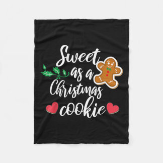Cobertor De Velo Sweet As A Christmas Cookie - Biscuit, Christmas C