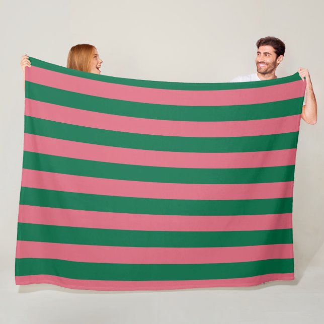 Cobertor De Velo Sweetheart Pickle Green Stripe Rosa (In Situ)