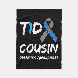 Cobertor De Velo T1d Primo Tipo 1 Diabetes Sensibilização Fita