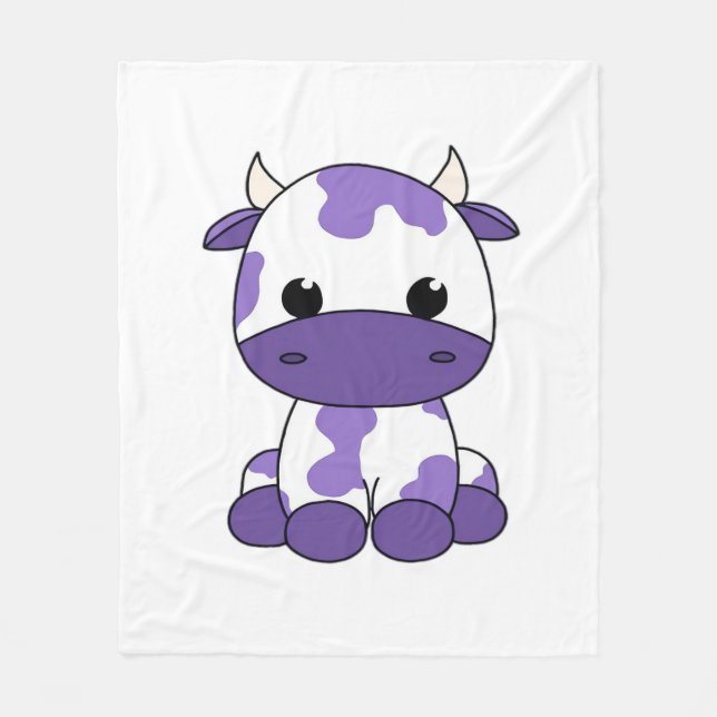 Cobertor De Velo T-Shirt_1 de vaca roxa (Frente)