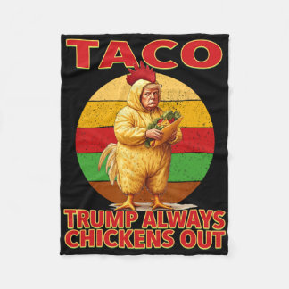 Cobertor De Velo Taco Engraçado Trump Sempre Desiste T.a.c.o 3