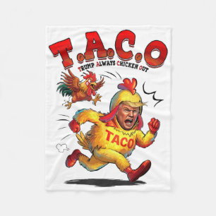 Cobertor De Velo Taco Engraçado Trump Sempre Foge Camisas Homens Qu