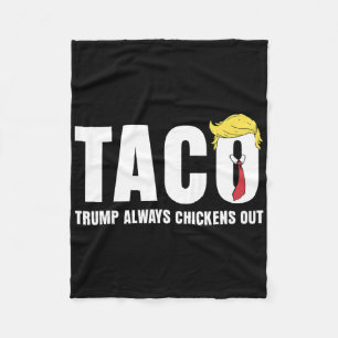 Cobertor De Velo Taco Engraçado Trump Sempre Pega Frangos Ta.c.o 5
