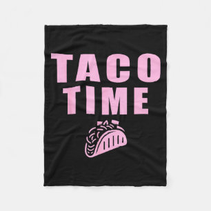 Cobertor De Velo Taco time tacos fãs de comida mexicana 