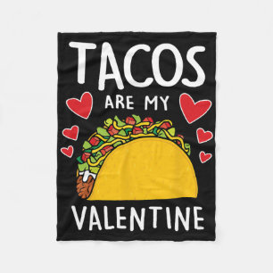 Cobertor De Velo Tacos São o Meu Dia dos Namorados Camiseta Masculi