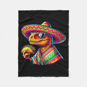Cobertor De Velo Tacosaurus taco dinossauro cinco de maio mexicanoT