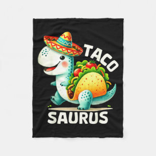 Cobertor De Velo Tacosaurus taco dinossauro dino cinco de maio mexi