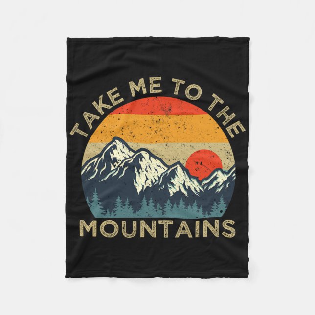 Cobertor De Velo Take Me To The Mountains  (Frente)