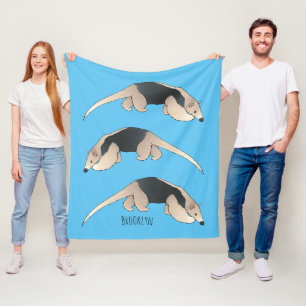 Cobertor De Velo Tamandua ilustração de desenho animado