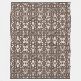 Cobertor De Velo Tao estiloso marrom e bege moderno