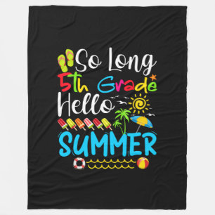 Cobertor De Velo Tão Longo 5, Bom Verão No Último Dia Da Escola.