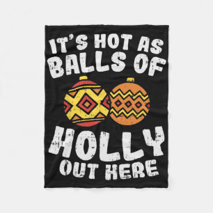 Cobertor De Velo Tão Quente Quanto Holly Engraçado Natal Em Julho V