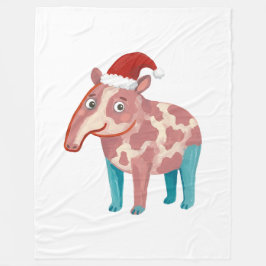 Cobertor De Velo Tapeira Fofa com Chapéu de Papai Noel – Arte Folcl