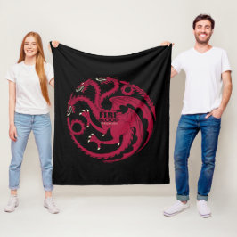 Cobertor De Velo Targaryen Sigil - Fogo e Sangue