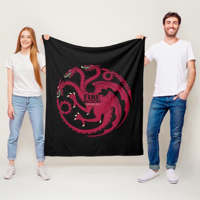 Cobertor De Velo Targaryen Sigil - Fogo e Sangue (In Situ)