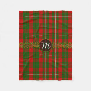 Cobertor De Velo Tartan de MacGregor do monograma