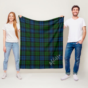 Cobertor De Velo Tartan Militar Xadrez Personalizada Clan Campbell