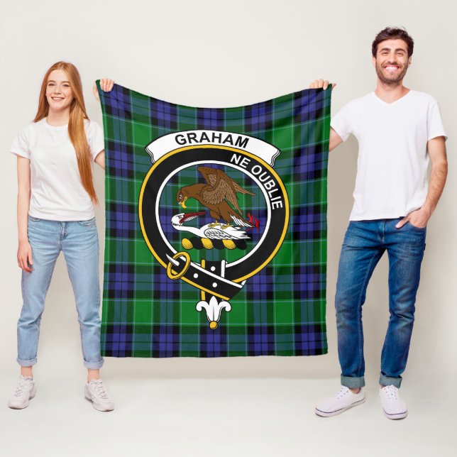 Cobertor De Velo Tartan Moderno Xadrez Clan Graham De Menteith (In Situ)