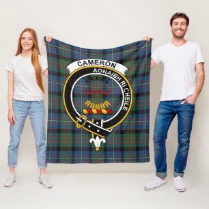 Cobertor De Velo Tartan Plaid Antigo do Clã Cameron de Erracht