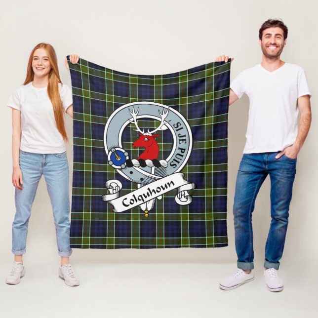 Cobertor De Velo Tartan Plaid Insígnia do Clã Colquhoun (In Situ)