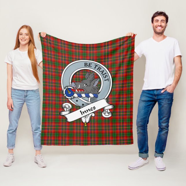 Cobertor De Velo Tartan Plaid Insígnia do Clã Innes (In Situ)