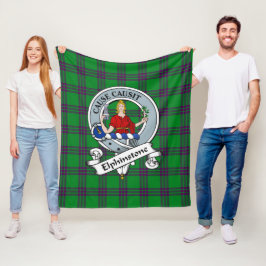 Cobertor De Velo Tartan Xadrez do Clã de Caça Elphinstone