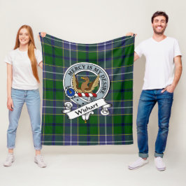 Cobertor De Velo Tartan Xadrez do Clã Wishart Hunting