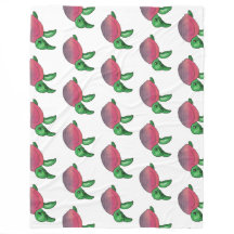 Tartaruga-do-mar roxa-branca