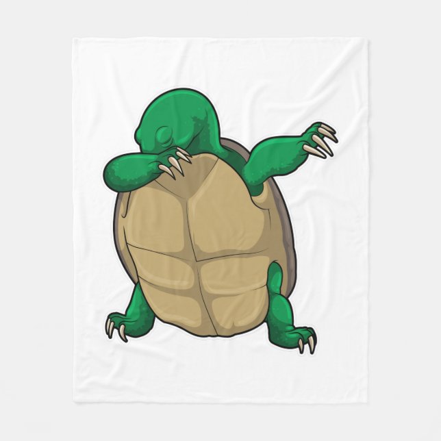 Cobertor De Velo Tartaruga no laboratório de dança de salto (Frente)