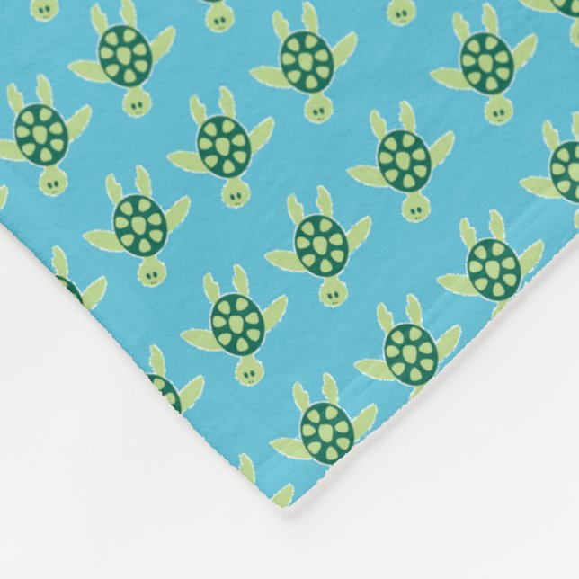 Cobertor De Velo Tartarugas da natação (Quina)