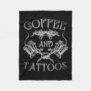 Cobertor De Velo Tatuador Cafeinado Café Café E Tatuos Inkin