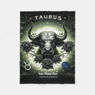 Cobertor De Velo Taurus "Enraizado na Força" Fleece Blanket