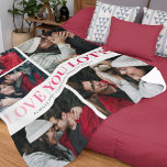 Cobertor De Velo Te Amo 5 Foto<br><div class="desc">Mostre a alguém especial o quanto você se importa com este presente de um Dia de os namorados. Our Love You Lots Photo Fleece Blanket apresenta as suas 5 fotografias favoritas impressas em cores vibrantes num material luxuoso e flexível de velo. Você pode exibir fotos de momentos especiais que ambos...</div>