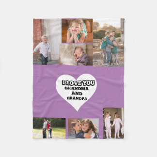 Cobertor De Velo Te Amo Vovó E Vovô Dentro Heart 7 foto