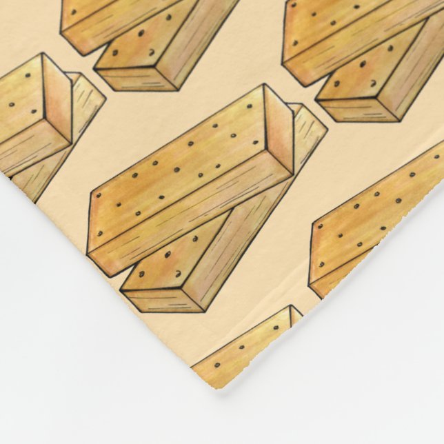 Cobertor De Velo Tea Biscuits British Bakery, De Pão Escocês (Quina)