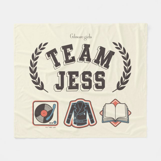 Cobertor De Velo Team Jess Gilmore Girls Design (Frente (Horizontal))