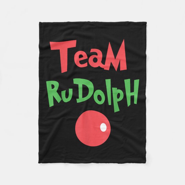 Cobertor De Velo Team Rudolph - Rudolph The Red Nose Reindeer  (Frente)