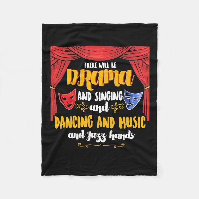 Cobertor De Velo Teatro Haverá Drama (Frente)
